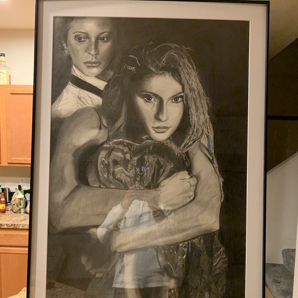 Thoughts of Lavender 27x43 Metal Frame